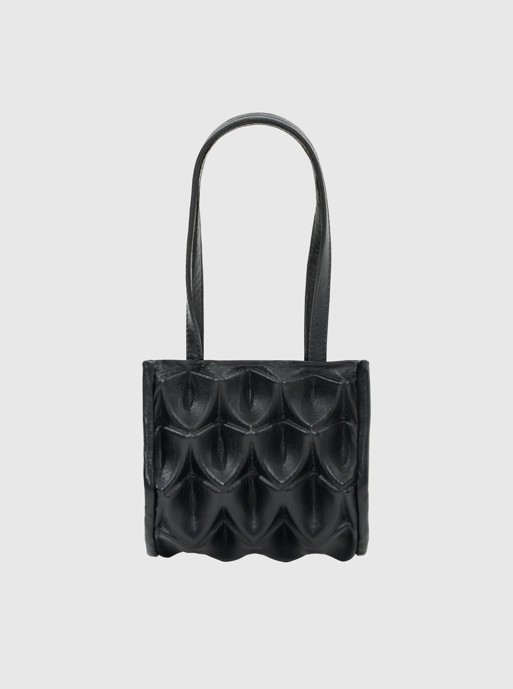 Black Structured Bag-Nensi Avetisian-APOC STORE