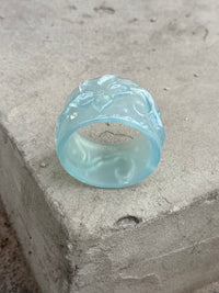 Flower Bangle - Blue Quartz-Crystal-APOC STORE