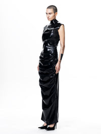 Black Shrimp Dress-harri-APOC STORE