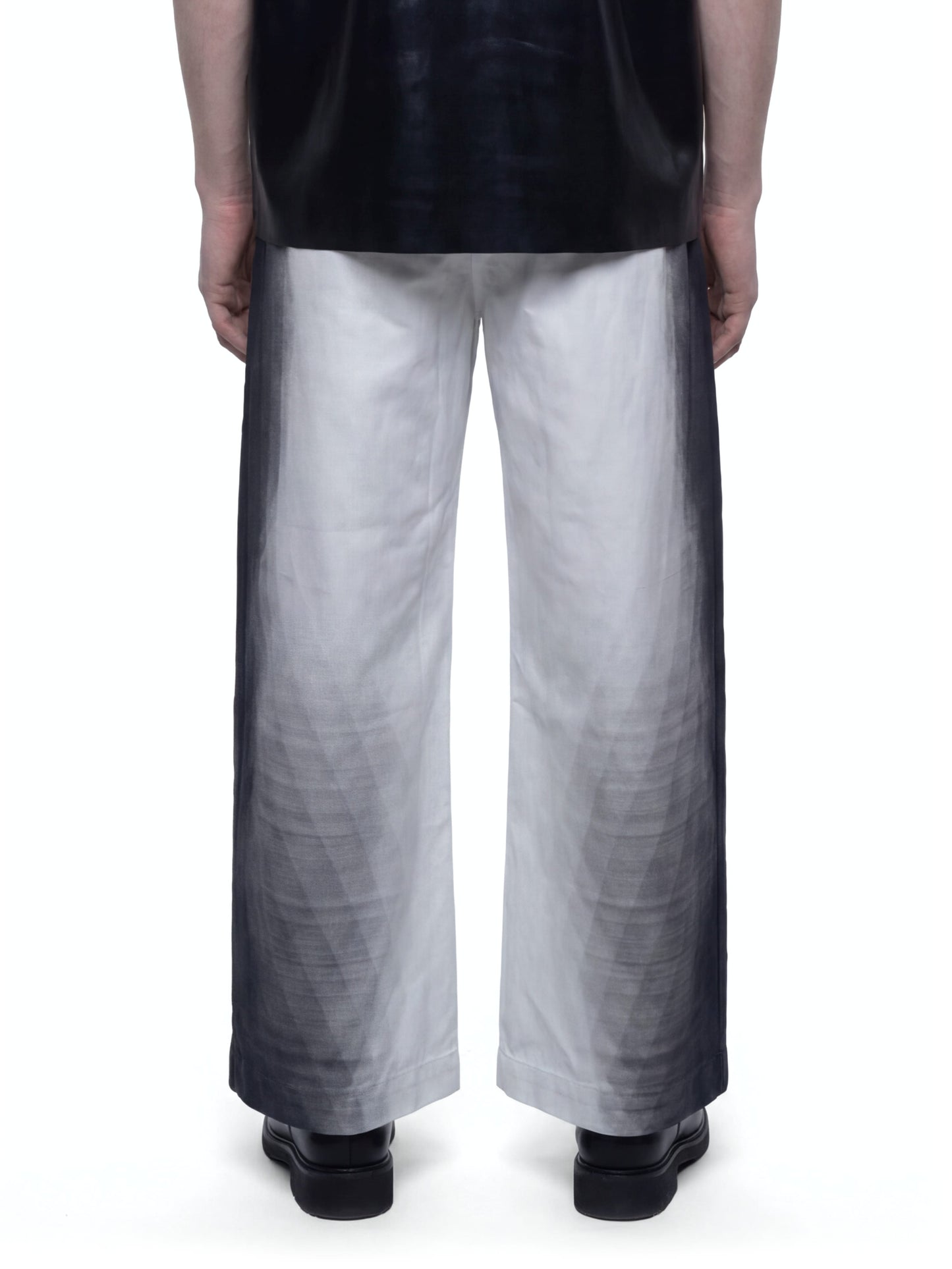 Straight Leg Printed Trousers-harri-APOC STORE
