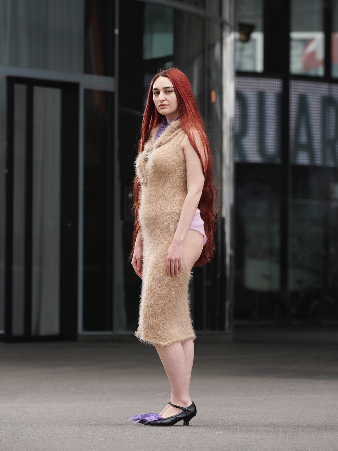 Hairy sexy dress-TATi-APOC STORE