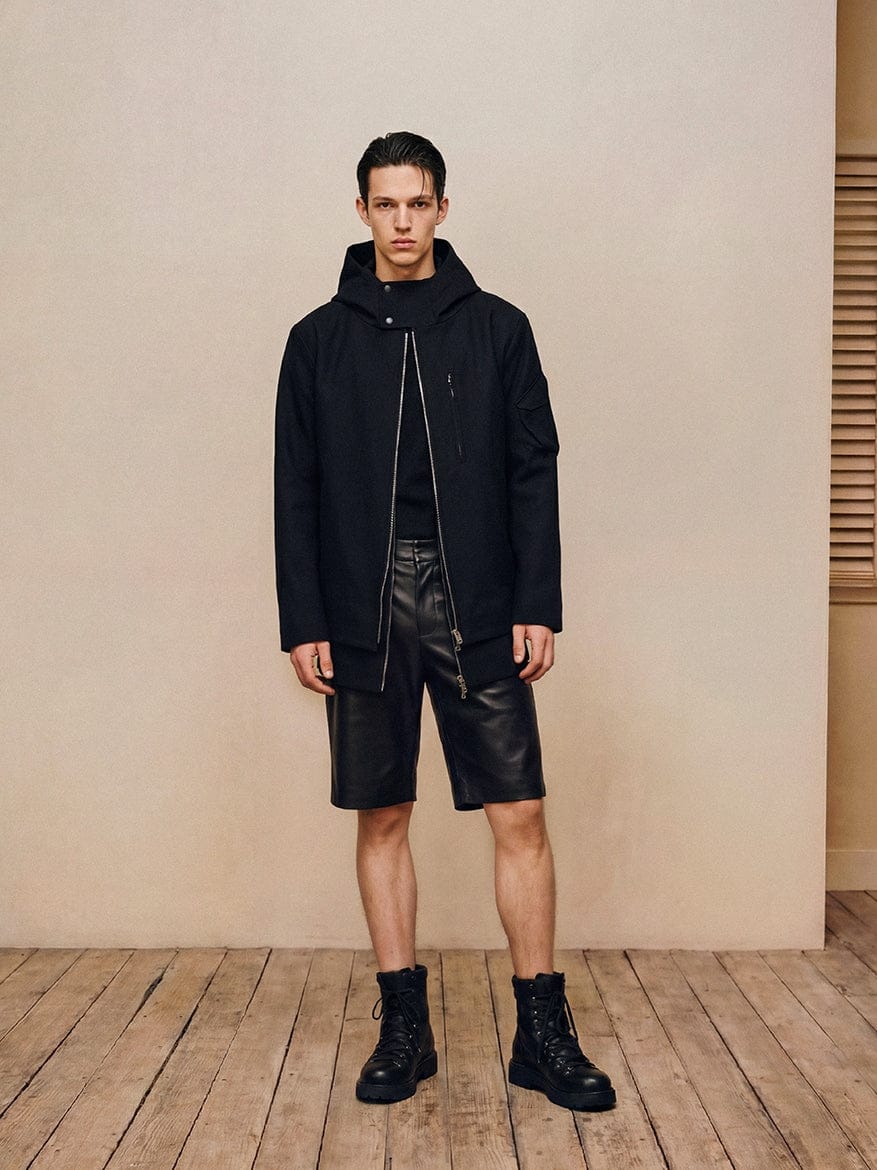 Layered Zip Hood Jacket-MINKIMHO-APOC STORE