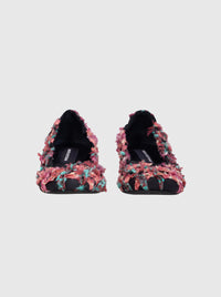 Ballerina Flats with Embroidery-Nensi Avetisian-APOC STORE