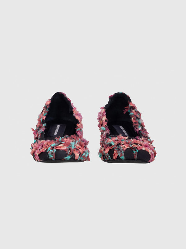 Ballerina Flats with Embroidery-Nensi Avetisian-APOC STORE
