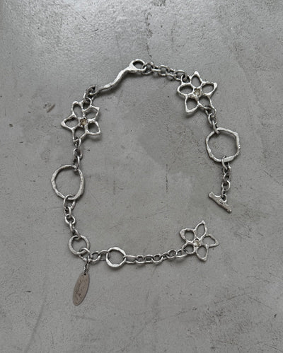 Hammered Bloom Necklace-Crystal Toybox-APOC STORE
