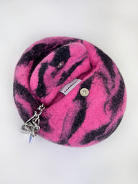1 of 1 Mini Round Bag - Fuschia / Black-Carboot-APOC STORE