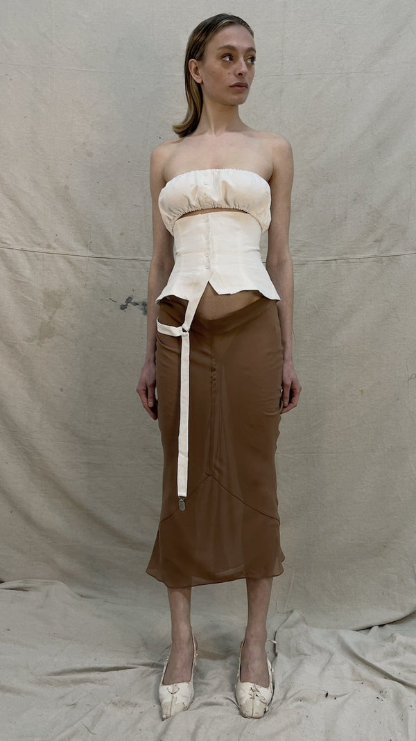 NESTED GIRDLE TOP-Elena Velez-APOC STORE