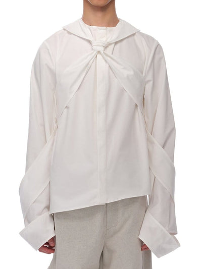 Ribbon Shirt-XIMONLEE-APOC STORE