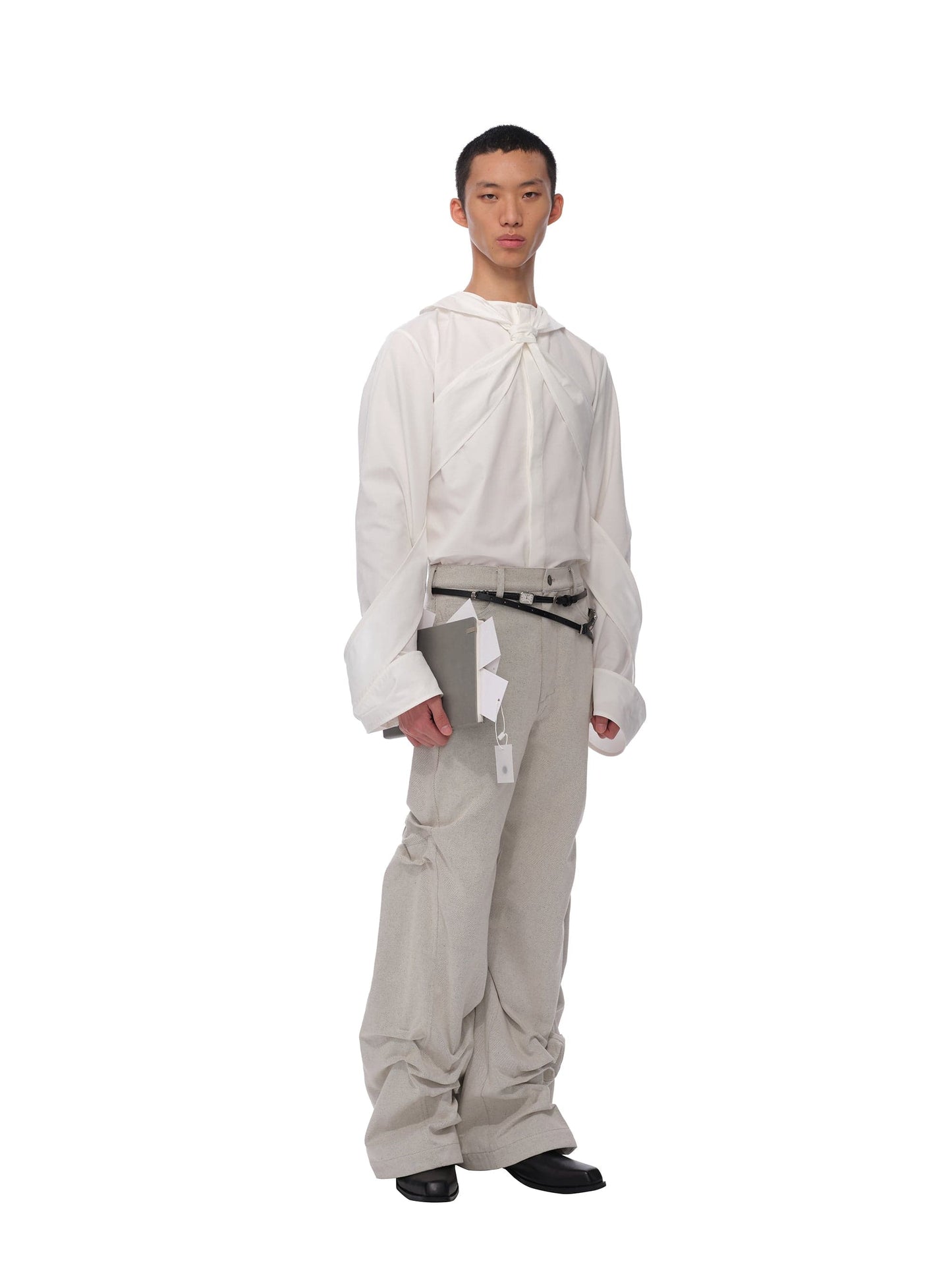 Ribbon Shirt-XIMONLEE-APOC STORE