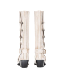 Napoleon Western Boots White-EMPTY BEHAVIOR-APOC STORE