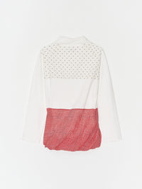 Twisted block Long sleeve 001 _ White-Taekh-APOC STORE