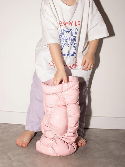 Puffer Vase II Pink - Small-Gast Studio-APOC STORE