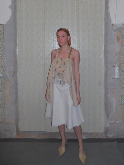 Belted Worker Skirt-Polyhedron-APOC STORE