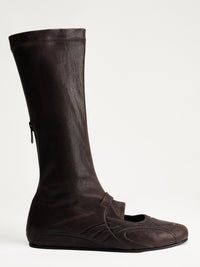 MARY JANE BOOTS BROWN-Invasive Modification-APOC STORE