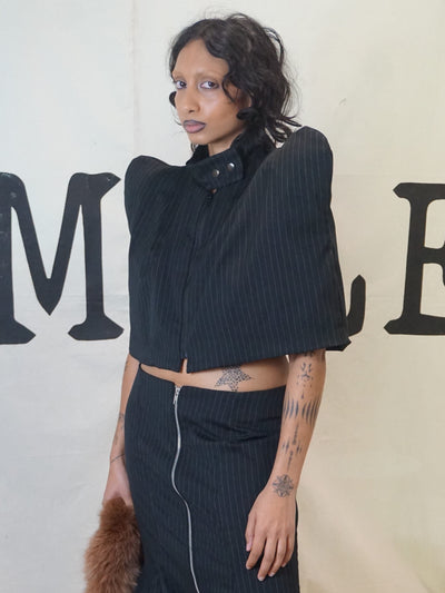 GARMENT # 008 - OVERSIZED CROOKED TANK-S A M P L E GARMENTS-APOC STORE