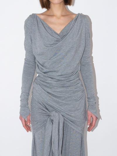 THE KNIGHT TOP light grey-Kenza Iatrides-APOC STORE