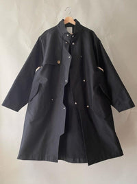 003/3dimension Coat Black-Kei Kawai-APOC STORE