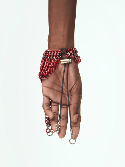 RED CHAINS Bracelet-JALACONDA-APOC STORE