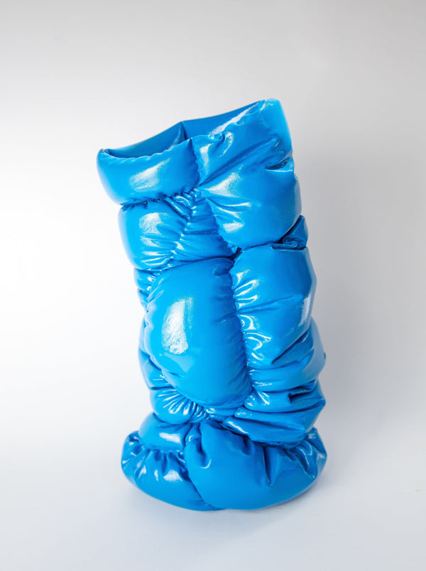 Puffer Vase II Blue - Small-Gast Studio-APOC STORE