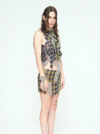 Chess Lime Long Top-JALACONDA-APOC STORE