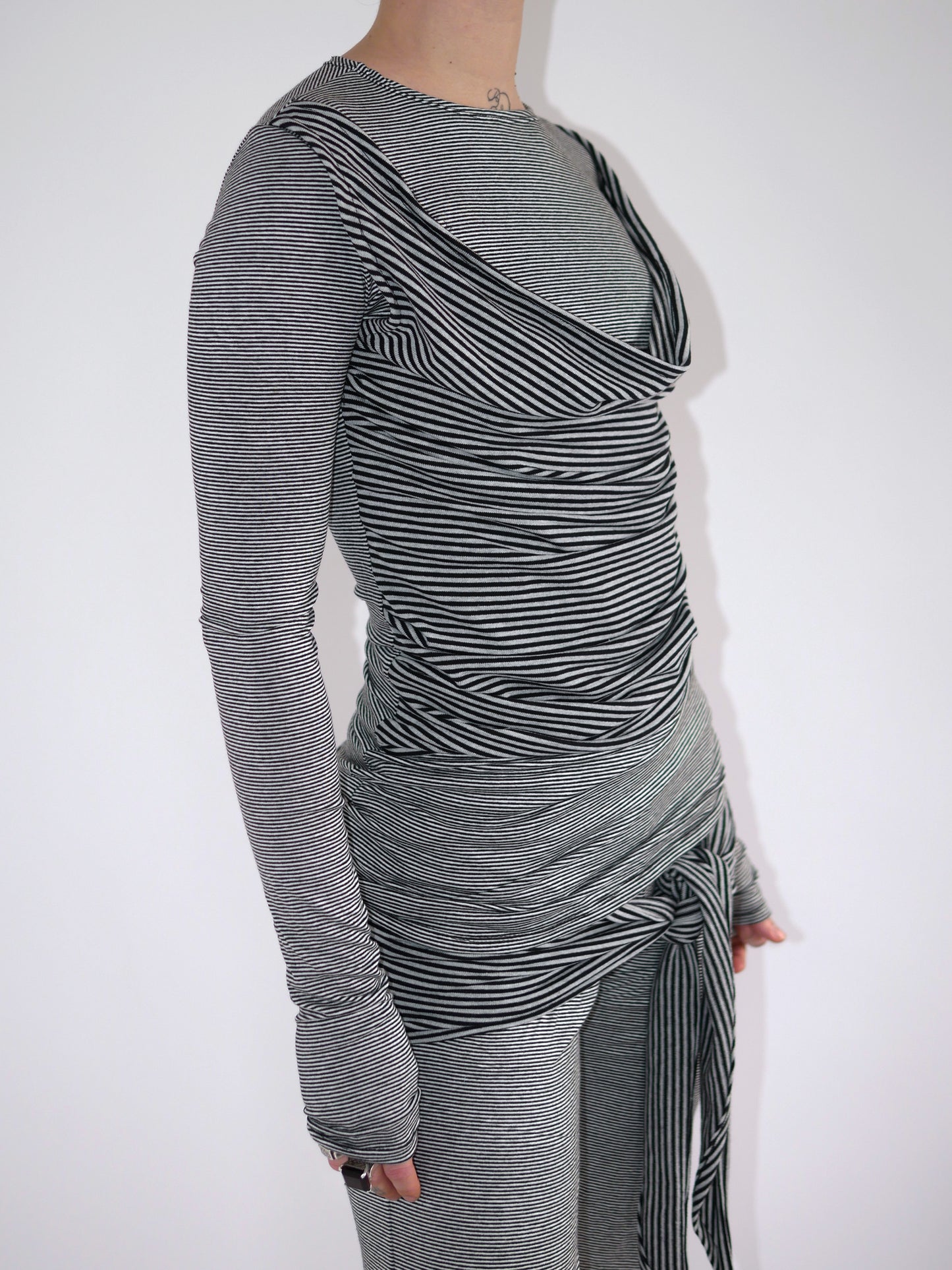 THE STRIPY TOP-Kenza Iatrides-APOC STORE