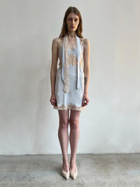 Satin Lace-Trimmed Tie-Nastyamasha-APOC STORE