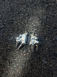 KA’AGUY_555 Glass Silver Earrings-Pia Glassworks-APOC STORE