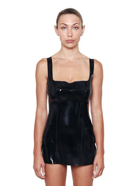 Little Black Dress with Square Neck-harri-APOC STORE
