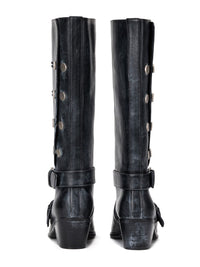 Napoleon Western Boots Black-EMPTY BEHAVIOR-APOC STORE