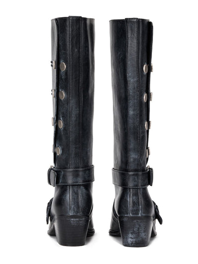 Napoleon Western Boots Black-EMPTY BEHAVIOR-APOC STORE