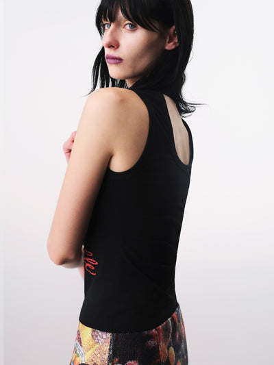 Victorian Script Deconstructed Tank-TRINITE Studio-APOC STORE