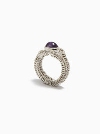 Barnacle Ring Small - Amethyst-Zohra Rahman-APOC STORE