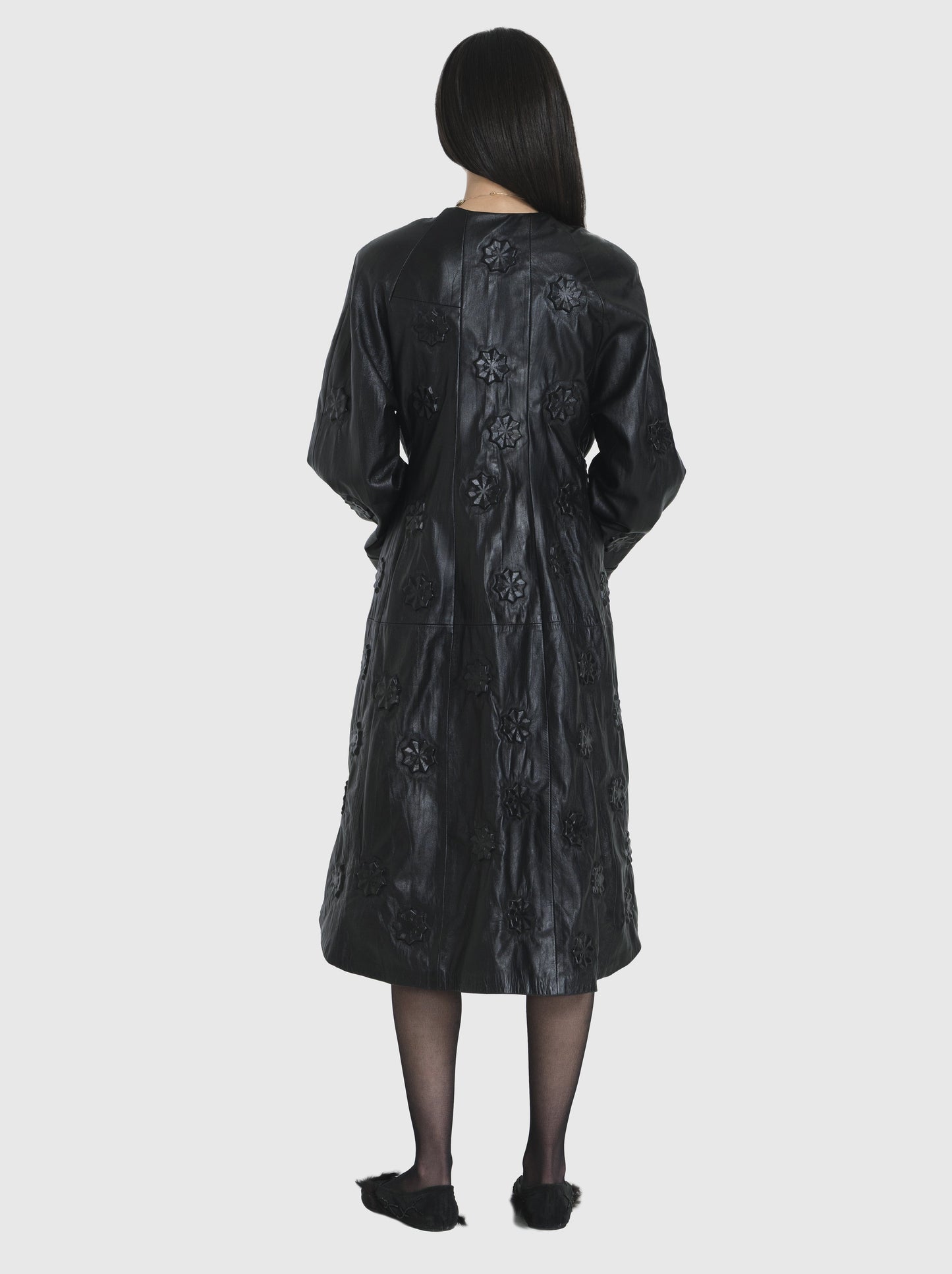 Coat with Structures #1-Nensi Avetisian-APOC STORE