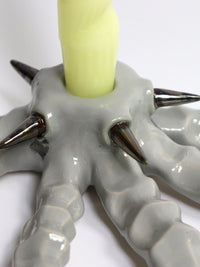 Grey Paw Candlestick with Spikes-Naomi Gilon-APOC STORE