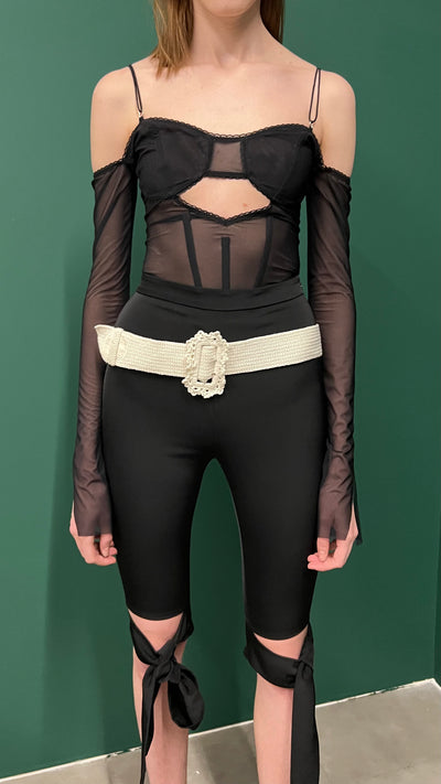 Mesh Bodysuit with boning details-Nastyamasha-APOC STORE