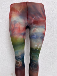 Heart Paint Color tights-Stau Heidemarie-APOC STORE