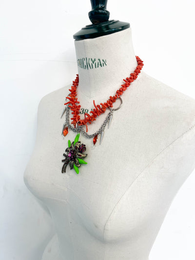 Necklace "Spicy Flower"