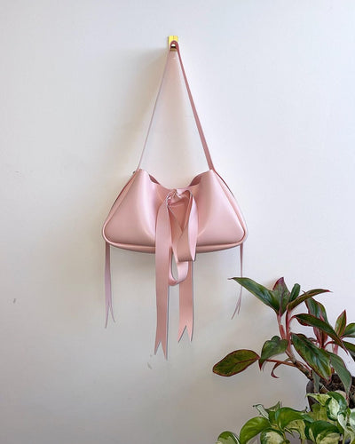 Latex Bow Bag Baby Pink-Soft Skin Latex-APOC STORE