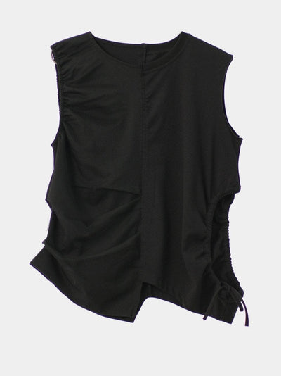 HALF SHA VEST BLACK-SAENGIN STUDIOS-APOC STORE