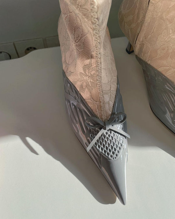 IM Grey Boots-Invasive Modification-APOC STORE