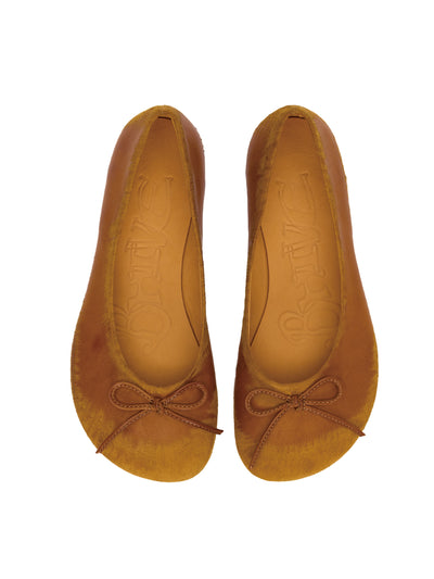 BAGGY BALLET FLATS SCRATCH YELLOW-BHIVE-APOC STORE