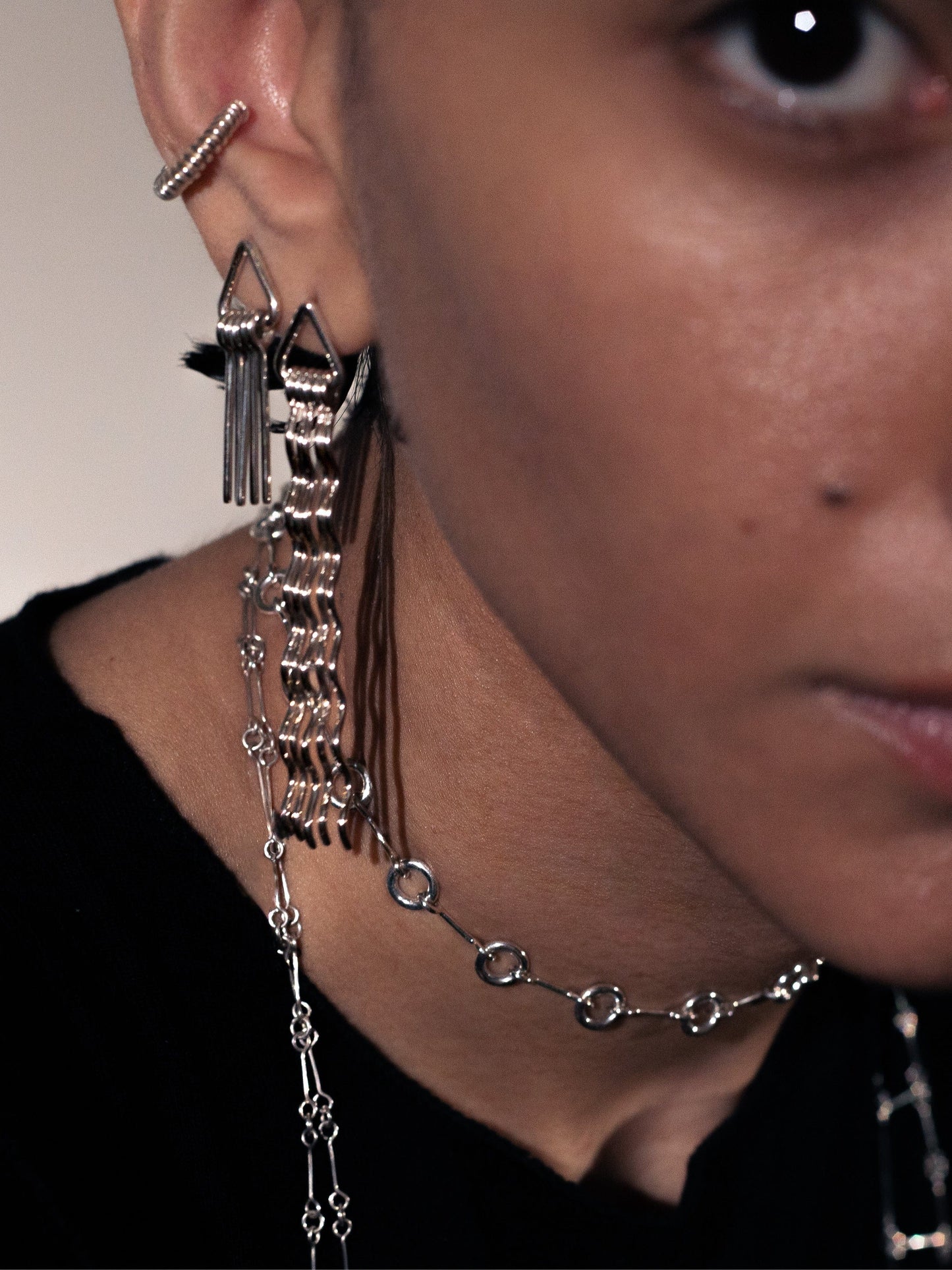 Filament 2.0 Earrings-Zohra Rahman-APOC STORE