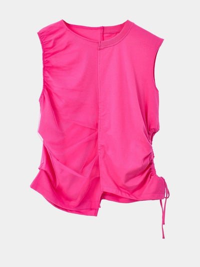 HALF SHA VEST PINK-SAENGIN STUDIOS-APOC STORE