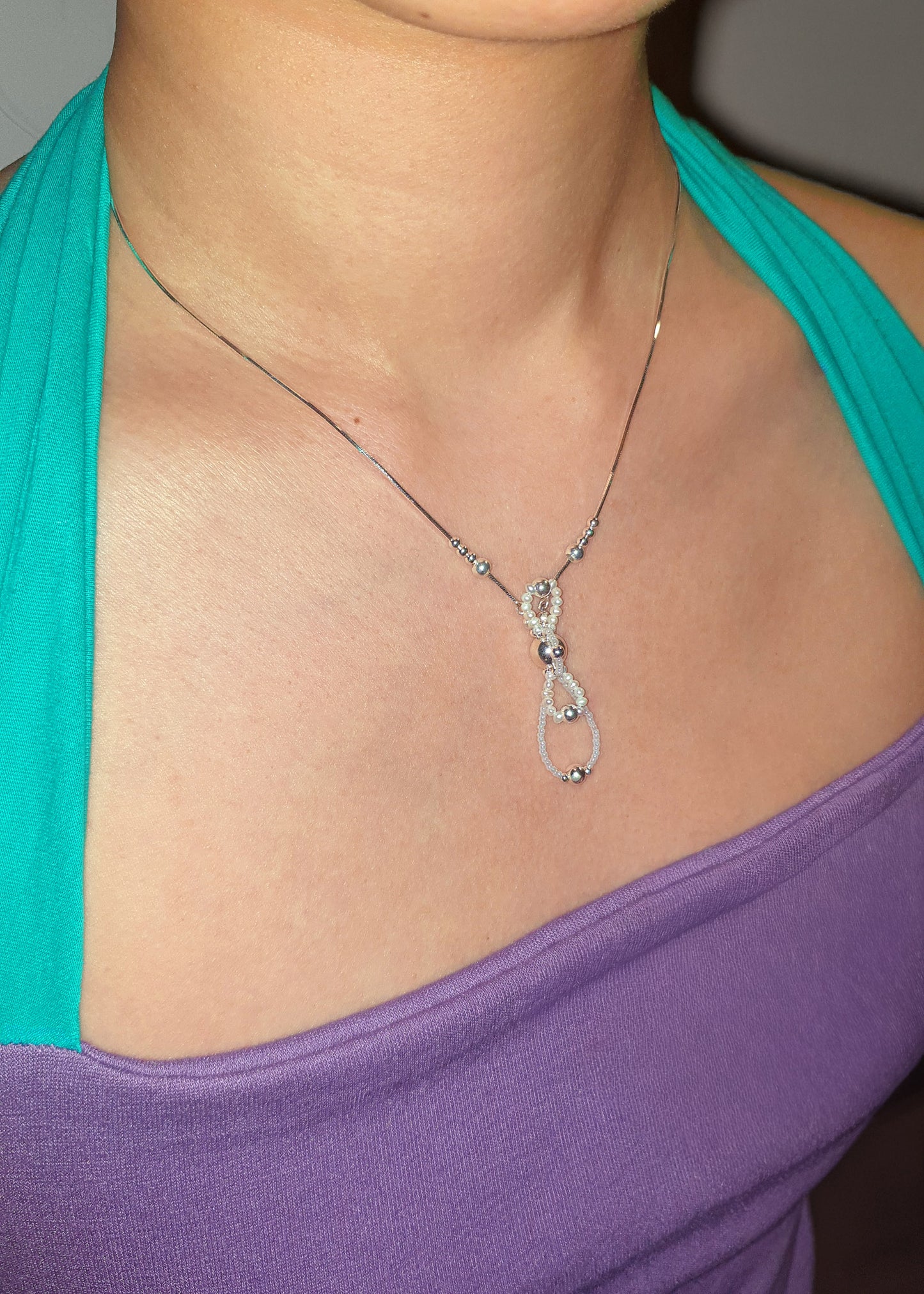 Magic Orb of Fairy Breath Necklace - Pearl-Jaekim-APOC STORE