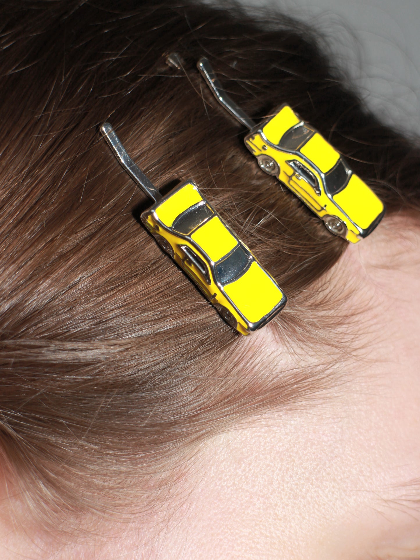 Traffic Jam Hairpins Yellow-Marland Backus-APOC STORE
