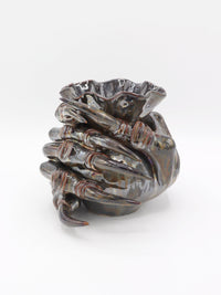Small Metallic Brown Monstrous Vase-Naomi Gilon-APOC STORE