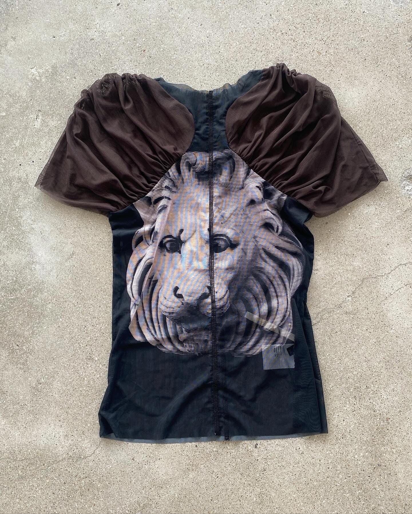 HALTERNECK MESH BLOUSE-Lalameemee-APOC STORE