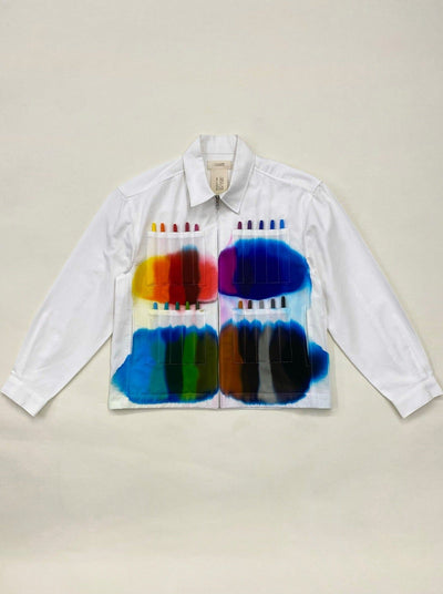 PEN JACKETS WHITE PRE-DYED-EGNARTS-APOC STORE