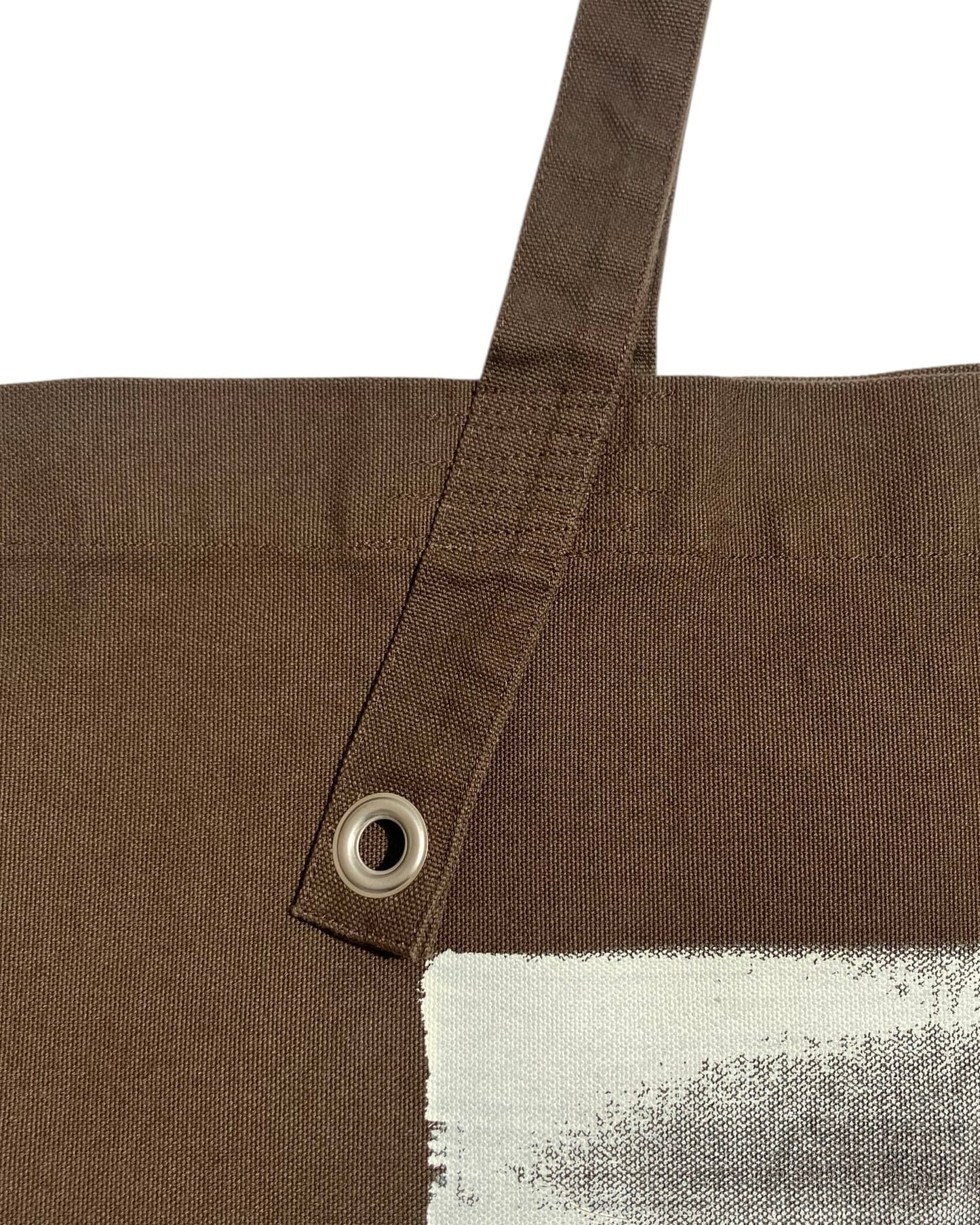 Painted Canvas Bag (Brown)-EGNARTS-APOC STORE