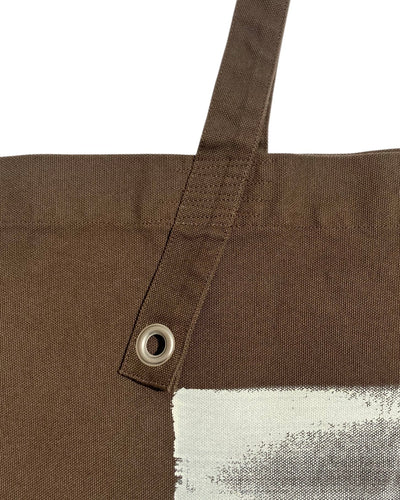 Painted Canvas Bag (Brown)-EGNARTS-APOC STORE